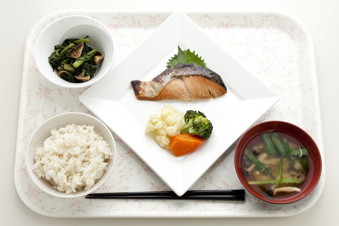 7 gün boyunca Japon diyetinin yemekleri